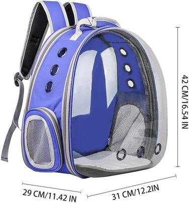 Транспортна переноска для котів Transportbox Katze – складана переноска для котів та маленьких собак, блакитна