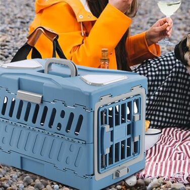 Складаний переносний вольєр для собак, переноска для тварин на колесах – ідеальний вибір для подорожей