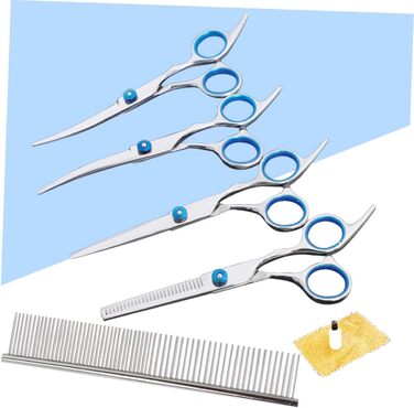 Набір професійних ножиць для грумінгу домашніх тварин 6 дюймів, нержавіюча сталь, для собак та котів