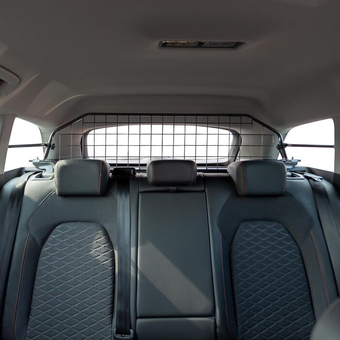 Сітка-перегородка для собак Travall SEAT Leon (2020-), захист багажника, сталева сітка, автоперегородка для собак