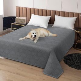 Водонепроникний килимок для собак Luvore з антиковзким покриттям, захист для дивану, ліжка, авто, міцний, для котів та собак, машинне прання, 137x208 см (172 x 208 см)