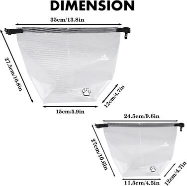 Набір для подорожей з кормом для собак, 2 шт, водонепроникний, 10 кг. Ідеально для кемпінгу, готелів для собак та подорожей