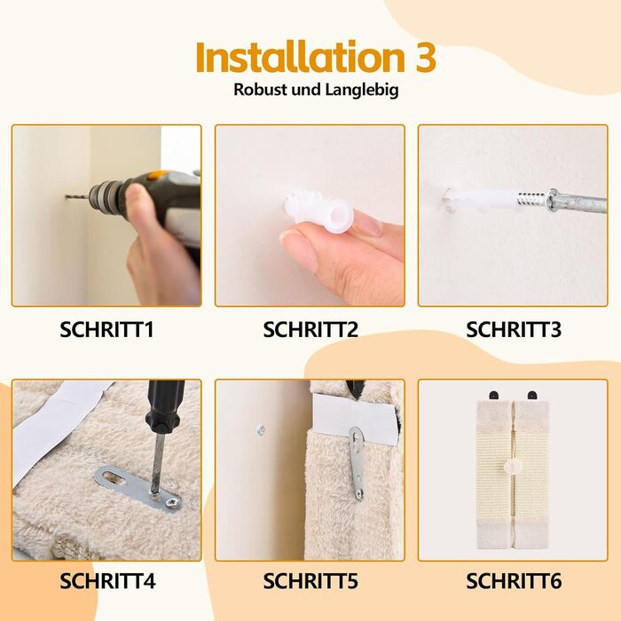 Котячий куточок для дряпання 2 шт. з м'ячиком, захист від дряпання стін та меблів, якісний сизаль