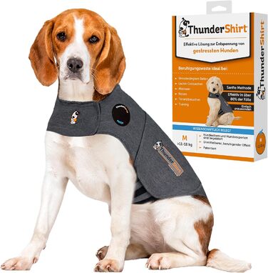 Мантіл для собак Petlife ThunderShirt, сірий, розмір M