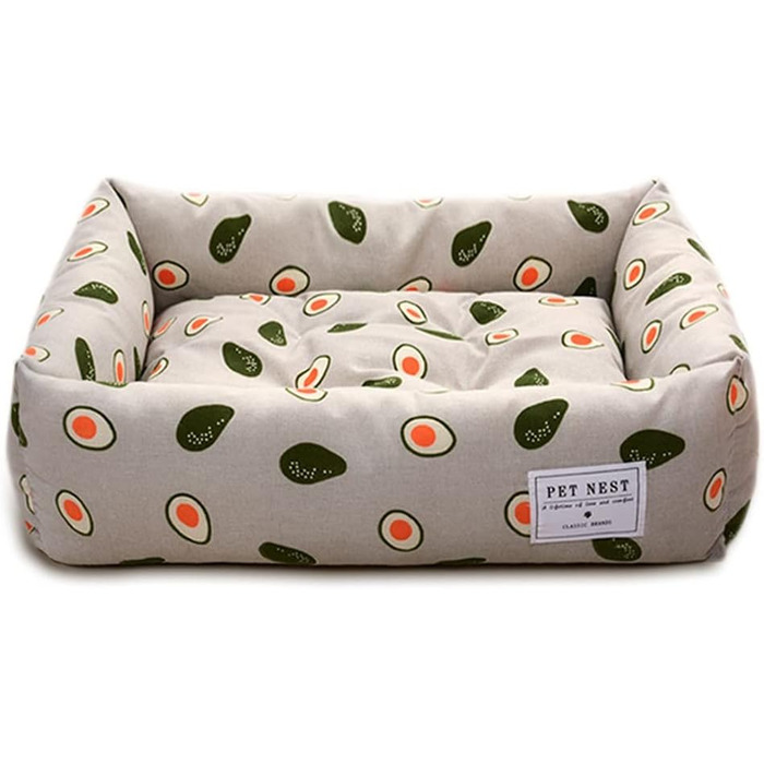 Килимок для котів Icegrey: стильний лежак з бавовни та льону, 60x50 см