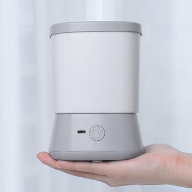 Автоматичний мийка лап для собак 2-в-1: для дому, подорожей, прогулянок. Сірий колір