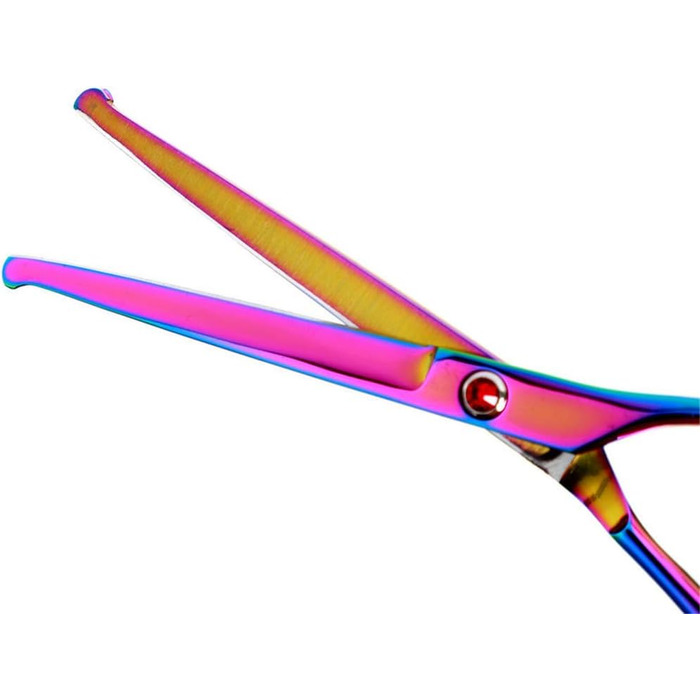 Набір професійних ножиць для грумінгу собак та котів з нержавіючої сталі. Ножиці для грумінгу з закругленими кінцями та витонченим лезом. Ідеально підходять для стрижки та витончення шерсті.