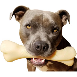 Nylabone Extreme іграшка-кістка для собак, для агресивних та сильних жуваків, зі смаком курки, для дуже великих собак понад 23 кг