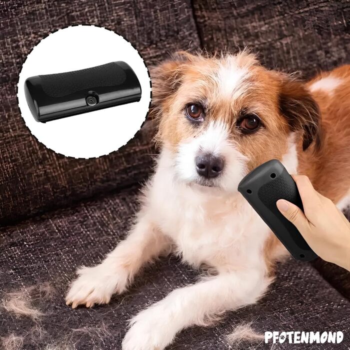 Високоякісна щітка Fellwunder для собак, котів та коней – ефективна щітка для видалення шерсті та гребінець для блискучого хутра, чорна