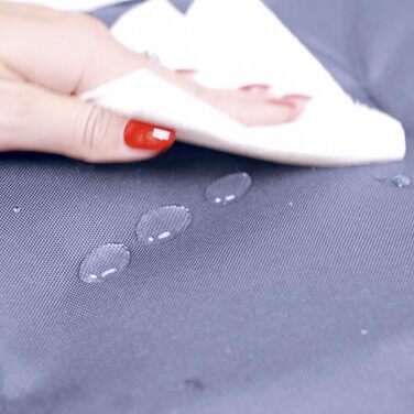 Ортопедичне ліжко для собак великих порід Ferplast: м'яка, водонепроникна лежанка з знімним чохлом, 110 x 70 x 8 см, сірий колір