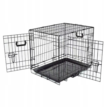 Металева клітка для середніх собак AML, 47 x 76 x 53 см