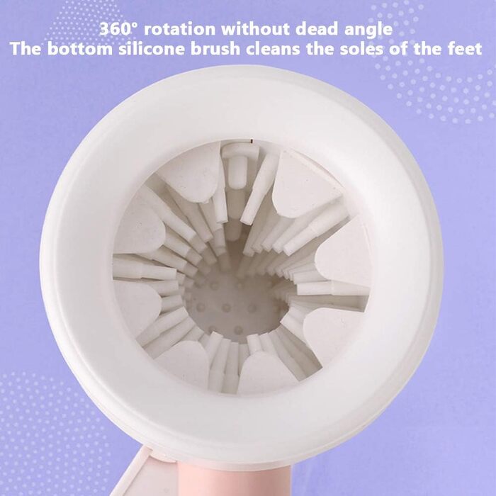 Очисник лап для собак: портативна чаша-щітка для миття лап, масаж та догляд за лапами