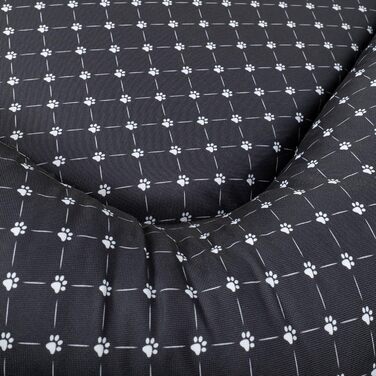 Водонепроникне лежанка для собак - лежанка-матрац з Codura | Для маленьких собак | Сірий колір, розмір XL (105 x 85 см), з принтом лапок