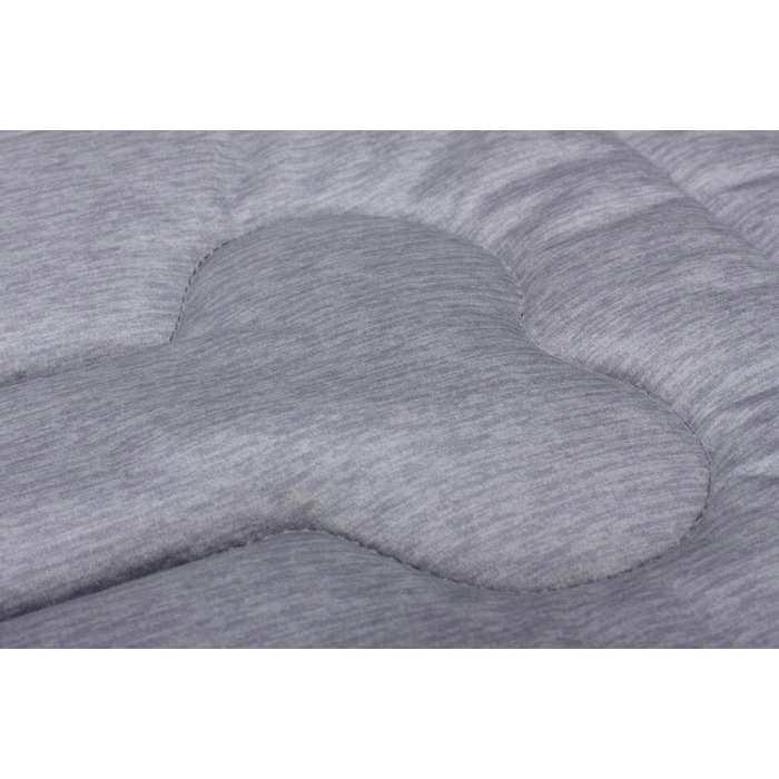 Ортопедичне ліжко для собак Welsti, сіре, 100 x 70 см