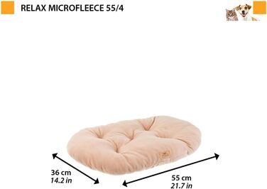 Килимок для собак та котів Ferplast Relax 55, 55 x 36 см, мікрофліс, сірий