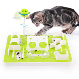 Іграшка для кота ALL FOR PAWS Labyrinth з ласощами, регульована складність, розвиває інтелект