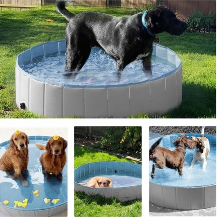 Складальний басейн для собак 100x30 см — зручний пляж для домашніх улюбленців