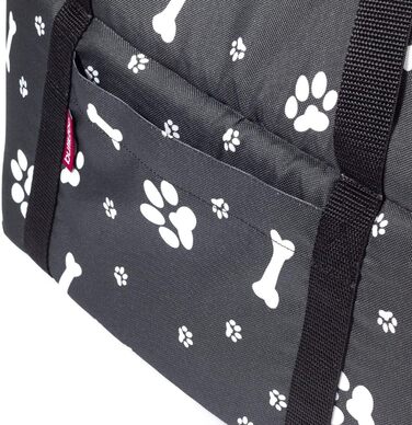 Транспортна сумка для собак та котів Boutique Zoo, чорна, S (до 5 кг)