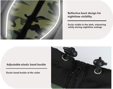 Водонепроникний теплий зимовий одяг для собак - для малих, середніх та великих тварин. Ідеально для прогулянок, тренувань та щоденного використання.