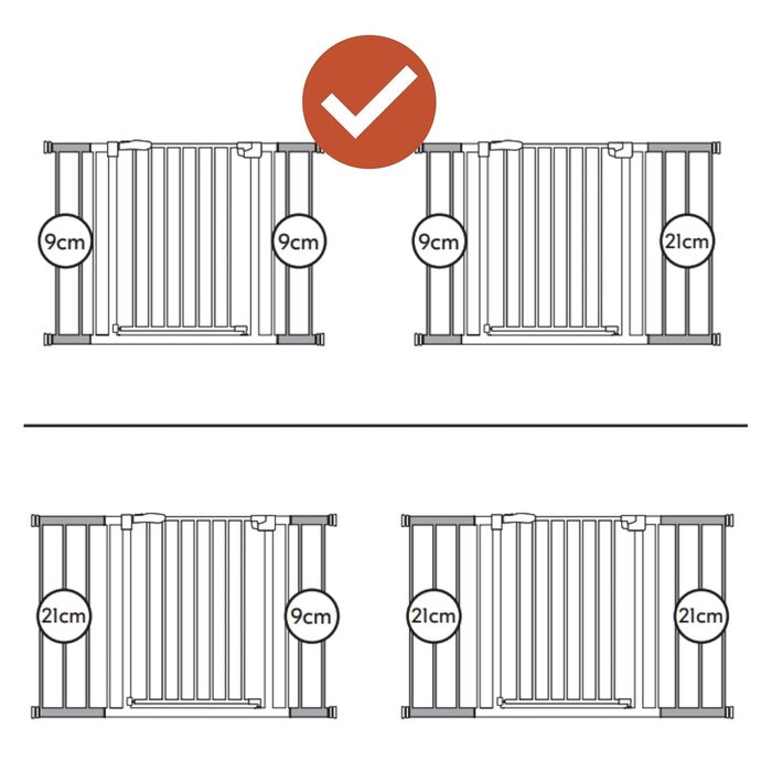Захисне ворота для дітей Hauck Clear Step Autoclose 2, темно-сірий - самозакривне, без свердління, ширина 75-80 см, висота 77 см
