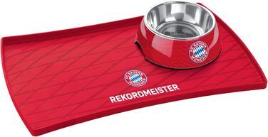 Підстилка для миски HUNTER FC Bayern München, антиковзка, 48x30 см, червона