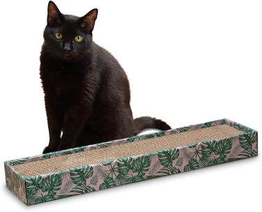 Котячий будиночок-когтеточка Croci з картону, 2-шаровий, для дорослих котів, 42x35x50 см, 1 шт.