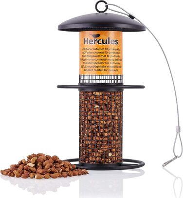 Годівниця для птахів Zooprinz Premium XL з міцними кільцями та захисним дахом – стійка до погодних умов та довговічна – для годівниць Meisenknödel 34716