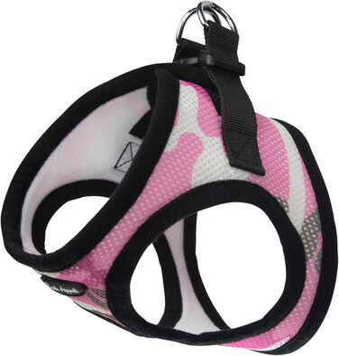 Шлейка для собак Bark Appeal Step-in, сітка, для малих та середніх порід, регульована застібка, колір лаймовий (M, 15-17