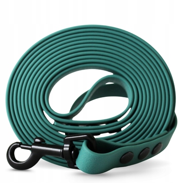 Повідець для собак (малих та великих) 15м, водонепроникний, міцний, довгий/короткий, колір Petrol