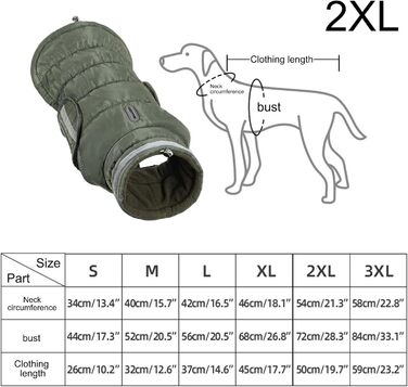 Водонепроникний теплий зимовий одяг для собак: куртка з флісовою підкладкою для маленьких, середніх та великих собак