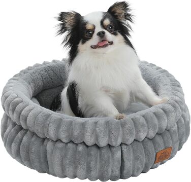 Килимок для кота PAWZ Road, м'який, круглий, сірий, 51x51x20 см