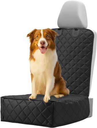 Захисний чохол на сидіння автомобіля для собак QWORK®, універсальний, для заднього сидіння, міцний, захист від бруду та подряпин, підходить для всіх авто, мінівенів та SUV