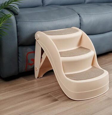 Сходинки для тварин Lanco – 3 сходинки для котів та собак. Міцний та неслизький матеріал. Розміри: 50 x 38 x 38 см