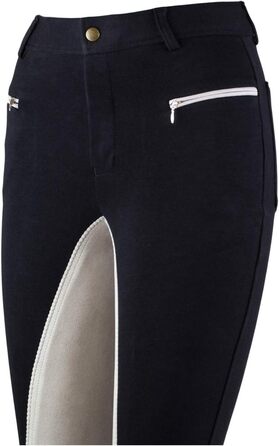 Жіночі верхові штани RL24 Vollbesatz Flex BASICLINE (38, чорний/сірий)