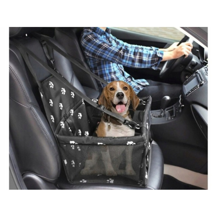 Автомобільний бокс-переноска для собак: захист сидінь та комфортні подорожі (40x24 см)