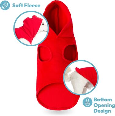 Тепла жилетка Gooby для маленьких собак, флісова куртка з кільцем для повідка, сірого кольору, розмір XS