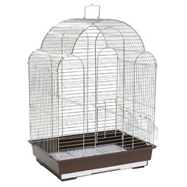 Клітка для птахів Panama Pet, 42x30x57 см, срібляста/бронзова