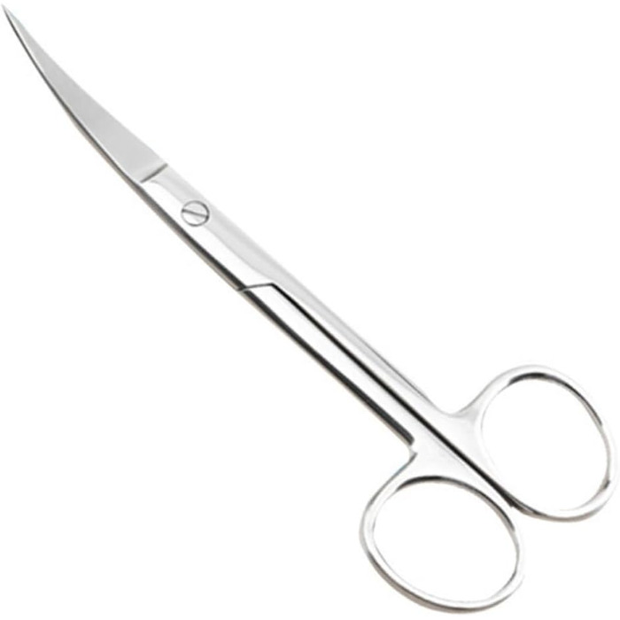 Набір з 2 ножиць для грумінгу тварин з нержавіючої сталі з прямим та вигнутим лезом, ергономічні ручки, для салону або дому