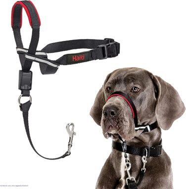 HALTI Optifit нашийник-антибукс для великих собак, регульований, м'яка накладка, зручний повідок, проти ривків