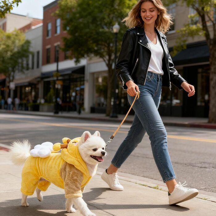 Жовтий флісовий светр для собак – теплий одяг для маленьких, середніх та великих порід, для дому, прогулянок та подорожей