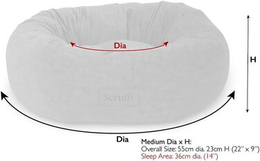 Нашийник для собак Scruffs Oslo Ringbett, розмір M, 55 см, сірий
