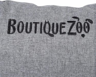 Автомобільний лежак для собак та котів | Лежак на заднє сидіння, переднє сидіння | Універсальний, миючий, сірий | Поліестер, 55 x 65 см