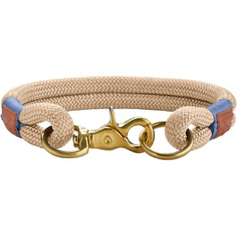 Нашийник для собак HUNTER Sansibar Rantum, сучасний, морський стиль, бежевий, розмір M-L