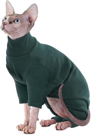 Костюм для котів Sphynx, чотириногий светр після операції, одяг для котів Hjyokuso, пуловер для Sphynx, Cornish Rex, Devon Rex, Peterbald