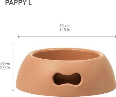 Миска для собак UNITED PETS Pappy, екологічна, зелена, для середніх собак, 1100 мл, зроблена в Італії