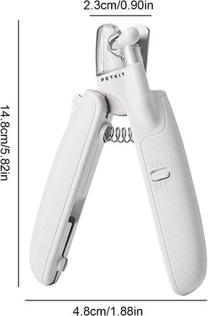 Кусачки для обрізання кігтів собак з підсвічуванням, триммер для тварин з LED - кусачки для цуценят, для грумінгу, дому, подорожей, кемпінгу, використання в приміщенні та на вулиці