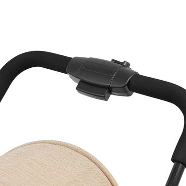 Двошаровий візок для домашніх тварин з сітчастим вікном, гальмом та кишенькою для зберігання. Складаний візок для собак та котів, вантажопідйомність 15-20 кг (Хакі)