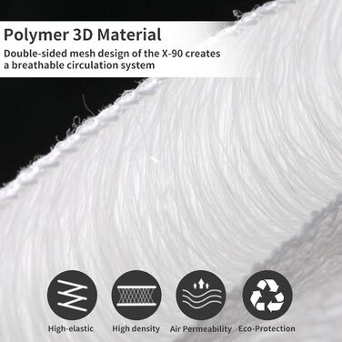 Ортопедичне собаче ліжко BingoPaw: велике, з м'якої PU шкіри, водонепроникне, 110x78x9 см