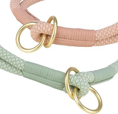 Нашийник для собак TRIXIE Soft Half-Slip, рожевий/світло-рожевий, 40×1 см