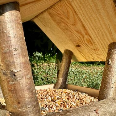 Пташник для саду GARTENETAGE: підвісний, вологостійкий, з горіха, для балкона та саду